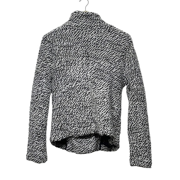 Blank NYC Black White Knit Friend Zone Jacket Size Small Outdoor Travel Fall - Picture 2 of 7